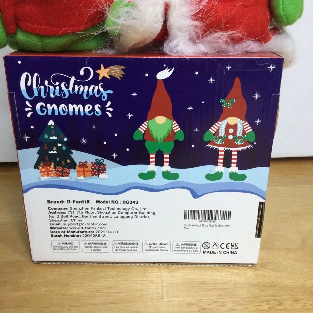 Christmas Gnomes‎ Plush Shelf Sitter 14
